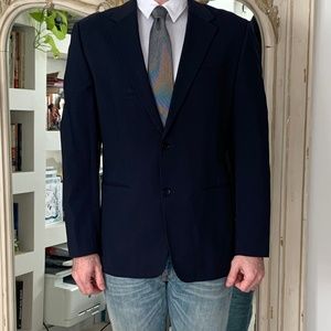 Theory Navy Blue Blazer 42R